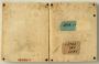 Diptych, 1 register, 1 arch across (plaquettes) (Back)