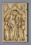 Wing, left (fragment of a diptych), 1 register, 1 arch across (plaquette; colonnettes) (Front)