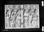 Diptych, 1 register, 3 arches across (frise d'arcatures; plaquettes) (Front)