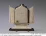 Ogee-shaped triptych, 1 register; reliquary (Back)