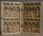 Diptych, 2 registers, 4 arches across (frise d'arcatures) (Front)