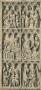 Diptych, 3 registers, 6 arches across (frise d'arcatures; colonnettes) (Front)