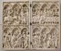 Diptych, 2 registers, 3 arches across (frise d'arcatures) (Front)