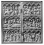 Diptych, 3 registers, 4 arches across (frise d'arcatures) (Front)