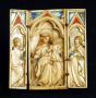 Triptych, 1 register, 1 arch across (Front)