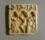 Wing, right (fragment of a diptych), 1 register, 3 arches across (frise d'arcatures) (Front)