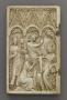 Wing, left (fragment of a diptych), 1 register, 3 arches across (plaquette; frise d'arcatures) (Front)