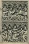 Wing, right (fragment of a diptych), 2 registers, 5 arches across (frise d'arcatures) (Front)