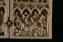 Diptych, 3 registers, 4 arches across (frise d'arcatures; plaquettes; colonnettes) (Front, detail)