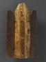 Gabled triptych, 3 registers and 2 registers, 1 arch across (Back, open)