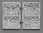 Diptych, 2 registers, 4 arches across (frise d'arcatures) (Front)