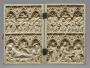 Diptych, 2 registers, 3 arches across (frise d'arcatures) (Front)