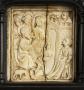 40 panels, 1 register, 1 ogee arch across; inserted in a wooden cabinet (Row 3, panel 6)