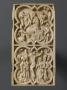 Diptych, 2 registers, with quatrefoils (quatre-feuilles) (Wing, right)