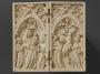 Diptych, 1 register, 1 arch across (plaquette) (Front)
