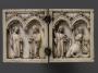 Diptych, 1 register, 2 arches across (plaquettes, frise d'arcatures) (Front)