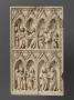 Wing, left (part of a diptych), 2 registers, 4 arches across (frise d'arcatures; colonnettes) (Front)