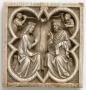 Panel, 1 register, with quatrefoil (quatre-feuilles) (Front)