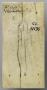 Panel (probably fragment of a box), 1 register, 1 ogee arch across (plaquette) (Back)