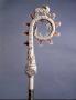 Painted crozier (crosse) (Detail, side)