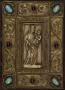 Panel, 1 register; used as part of the binding of a book (Front)