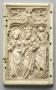 Diptych, 1 register, 1 ogee arch across (plaquettes) (Wing, right)
