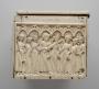Casket with arches and quatrefoils (coffret; quatre-feuilles; frise d'arcatures) (End, left)