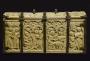 Casket, with arches, quatrefoils, rosettes (coffret; frise d'arcatures; quatre-feuilles) (Body, back)
