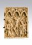 Wing, right (fragment of a diptych), 1 register, 3 arches across (plaquette; frise d'arcatures) (Front)