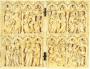 Diptych, 2 registers, 4 arches across (frise d'arcatures; colonnettes) (Front)