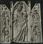 Gabled triptych, with arches (colonnettes) (Front)