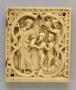 Wing, right (fragment of a diptych), 1 register, with quatrefoil (quatre-feuilles) (Front)