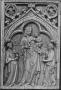 Diptych, 1 register, 1 arch across (plaquettes) (Wing, left)