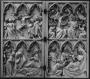 Diptych, 2 registers, 3 arches across (frise d'arcatures) (Front)