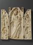 Gabled triptych, with arches (colonnettes) (Front)