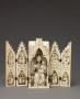 Gabled polyptych, 1 and 2 registers, with arches (tabernacle; colonnettes) (Front)