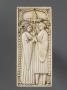 Panel (part of a casket), 1 register, 1 ogee arch across (plaquette; coffret) (Front)