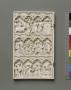 Wing, left (fragment of a diptych), 3 registers, 4 arches across (frise d'arcatures) (Front)