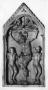 Gabled centre panel, 1 register, 1 arch across (fragment of a triptych; colonnettes) (Front)
