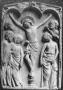 Gabled double-sided panel, 1 register, 3 arches across (plaquette) (Front)