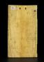 Wing, right (fragment of a diptych), 2 registers, 3 arches across (frise d'arcatures) (Back)