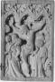Wing, right (fragment of a diptych), 1 register, 3 arches across (plaquette; frise d'arcatures) (Front)