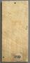 Panel (part of a casket), 1 register, 1 ogee arch across (plaquette; coffret) (Back)