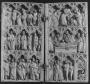 Diptych, 3 registers, 3 arches across (frise d'arcatures; colonnettes) (Front)