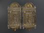Diptych, 1 register; reliefs (appliqués) (Back)