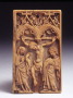 Wing, right (fragment of a diptych), 1 register, 2 arches across (frise d'arcatures; plaquette)    (Front)