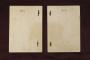 Diptych, 1 register, 1 and 3 arches across, band of rosettes (plaquettes; frise d'arcatures) (Back)