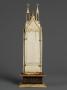 Gabled polyptych (tabernacle; frise d'arcatures; colonnettes) (Back, closed)