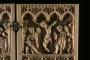Diptych, 3 registers, 4 arches across (frise d'arcatures; plaquettes; colonnettes) (Front, detail)