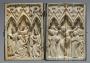 Diptych, 1 register, 3 arches across (plaquette; frise d'arcatures) (Front)